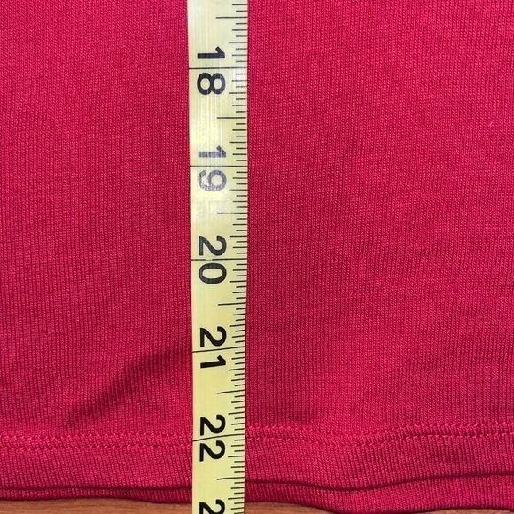 Rafaella women’s red 3/4 sleeve top Size Medium - Picture 6 of 8